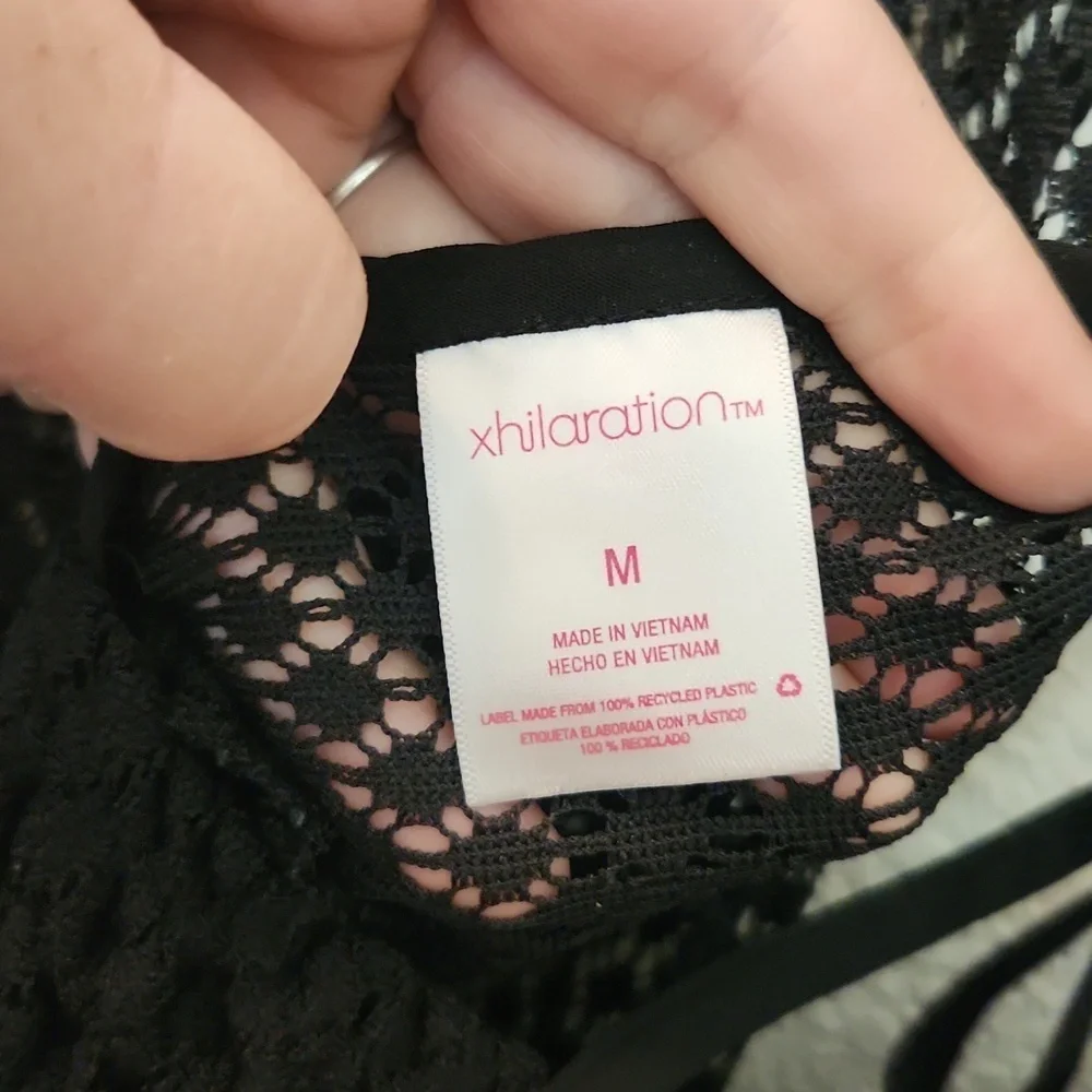 Xhilaration‎ open weave knit swimsuit coverup, medium